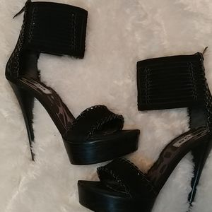 Bebe blackVania heels